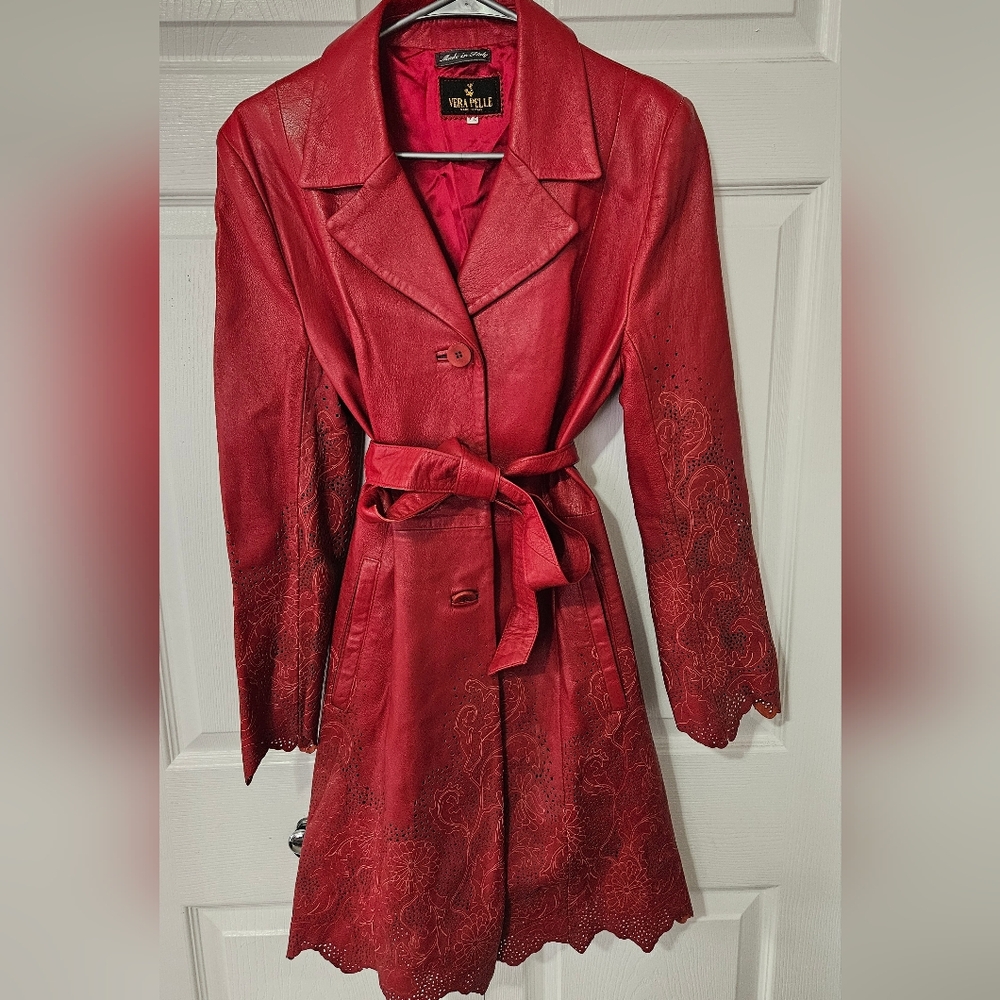 Vera Pelle Italian Leather Coat